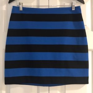 Michael Kors striped mini skirt size 10